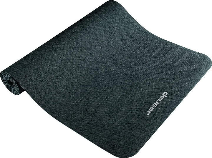 Deuser Yogamatte für Sport oder Gym/Rutschfest, Anti Rutsch/Dick & Faltbar/Unisex, für Erwachsene/Fü