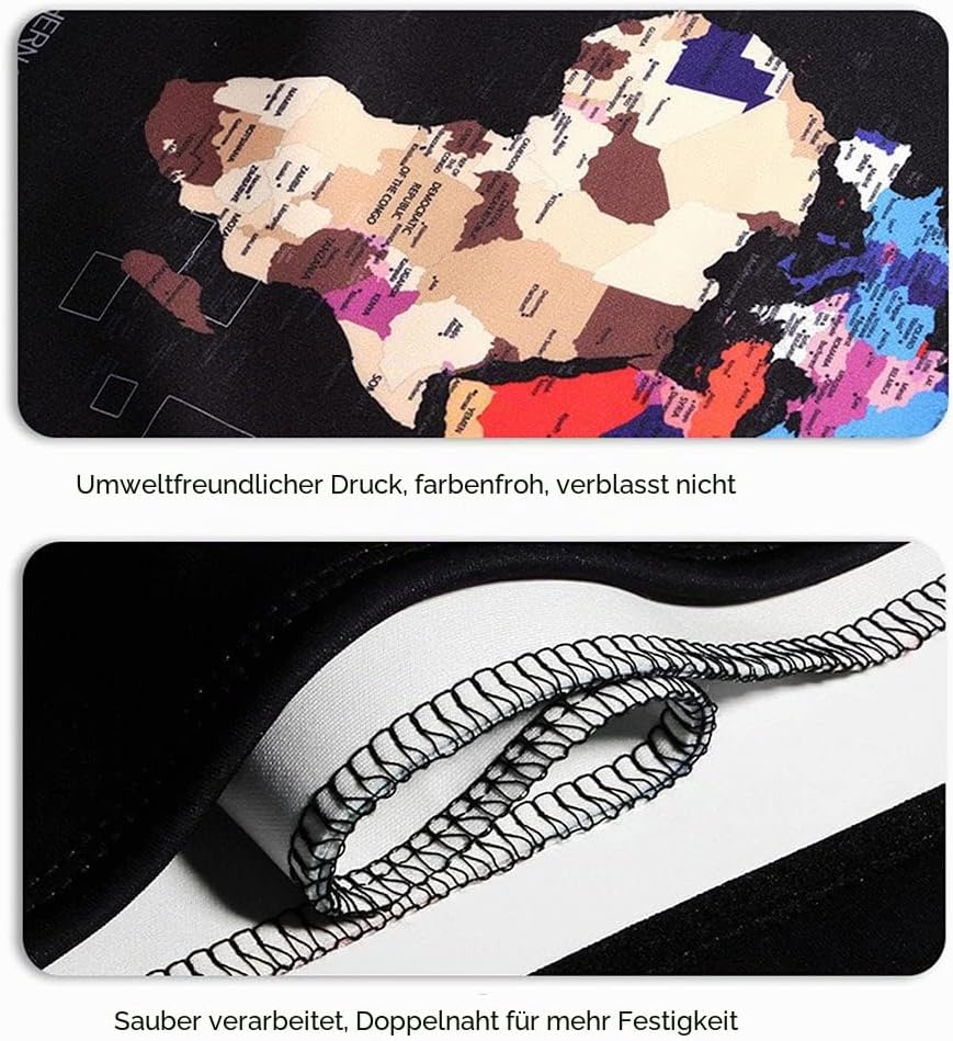 MosaiRudo Dickere Kofferhülle, Elastische Koffer-Abdeckungen Passend für 18-32 Zoll Koffer, Gepäckab