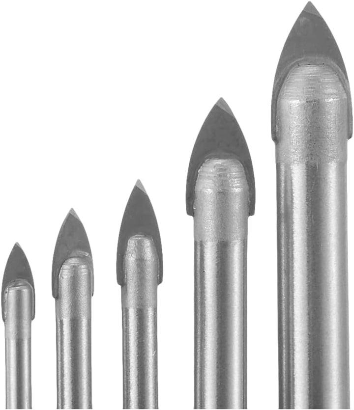 kwb Glasbohrersatz, 5-tlg, 4-10 mm, Glas, Porzellan, Fliesen, universel, Keramik 4, 5, 5, 8, 10 mm,