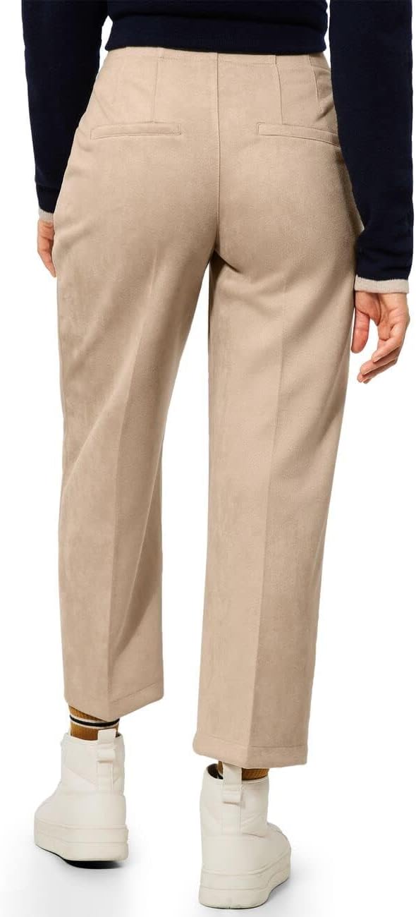 Street One Damen Kunstlederhose A375932 40W / 26L Light Buff Sand, 40W / 26L Light Buff Sand