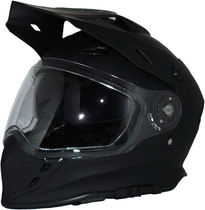 protectWEAR Herren mit Integrierter Sonnenblende und Visier V331-sm-l Crosshelm Endurohelm Motorradh