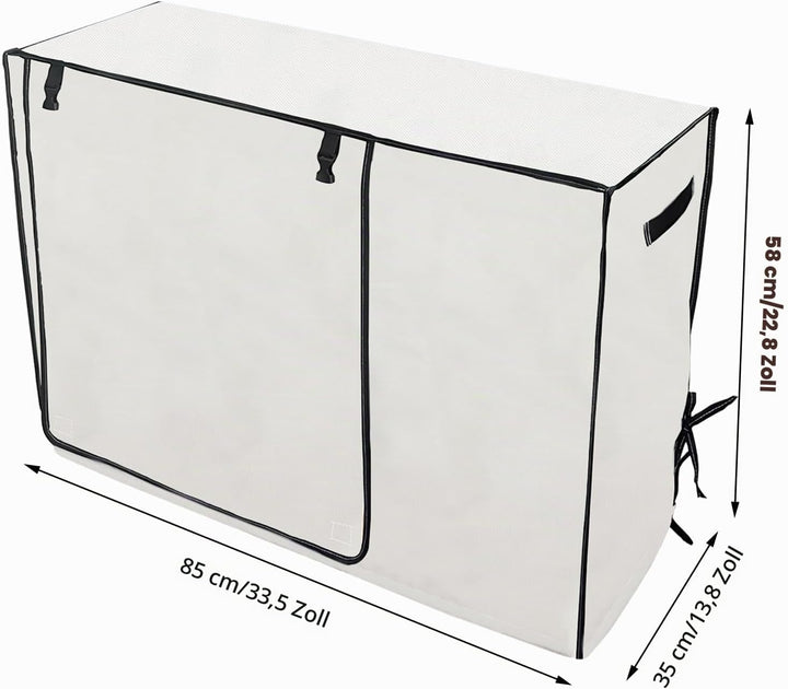 Klimaanlagenabdeckung Aussen 85x35x58cm, Abdeckung für Klimaanlage mit Schnalle, Wasserdichtes Oxfor