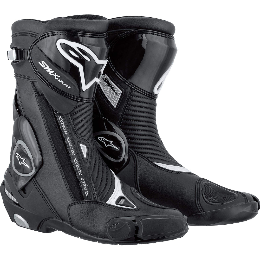 Alpinestars S-MX Plus Motorradstiefel 2015 Schwarz 45 EU, Schwarz 45 EU
