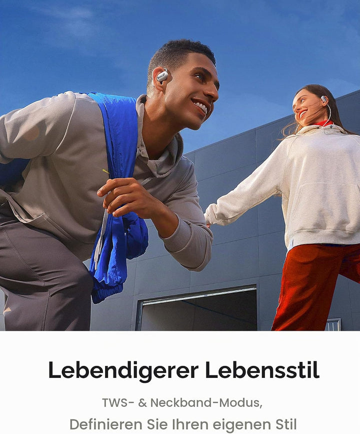 Baseus Eli Sport 1 Open Ear Kopfhörer Bluetooth, Direktionale Akustik, Druckvoller Bass, Ultraleicht