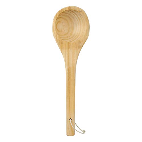 Sauna-Schöpflöffel,Einzelner Sauna-Löffel aus Holz,Sauna Spacelöffel aus Holz,Saunalöffel aus Holz S