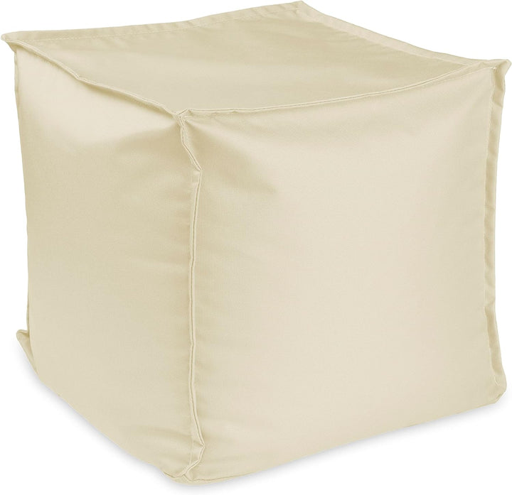 chilly pilley Sitzsack Sitzhocker mit EPS-Perlen Füllung 40x40x40cm Fusshocker Sitz-Pouf für Kinder