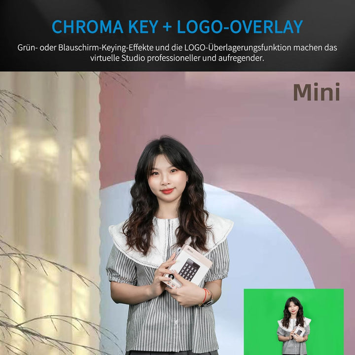 Feelworld LIVEPRO L1 Mini-Videomixer mit mehreren Formatumschaltern 4 x HDMI-Eingänge 2-Zoll-LCD-Dis