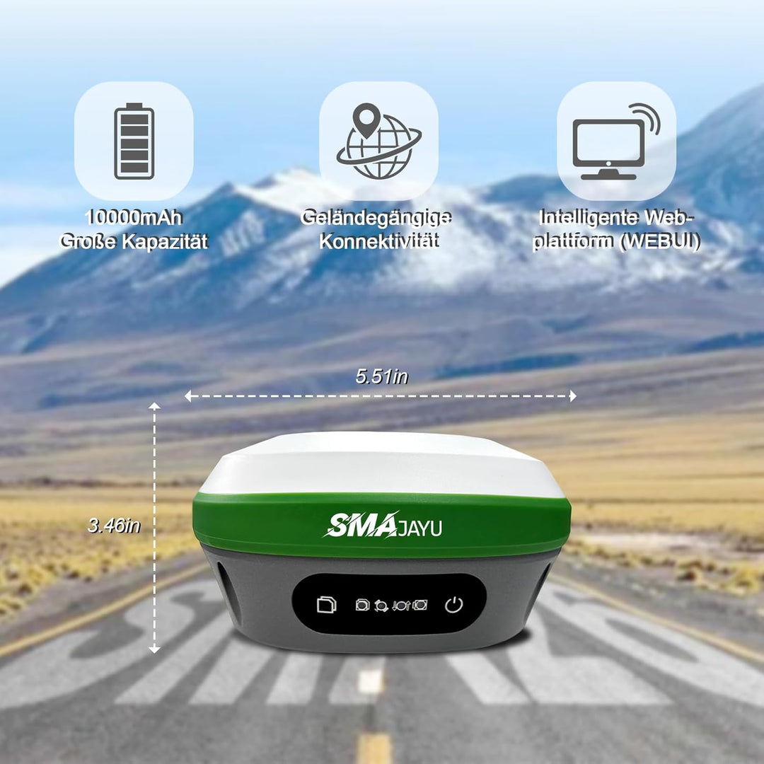 SMA26 Pro Rover RTK GNSS-Vermessungssystem mit Handkollektor, GNSS-Empfänger, Neigungskompensation,
