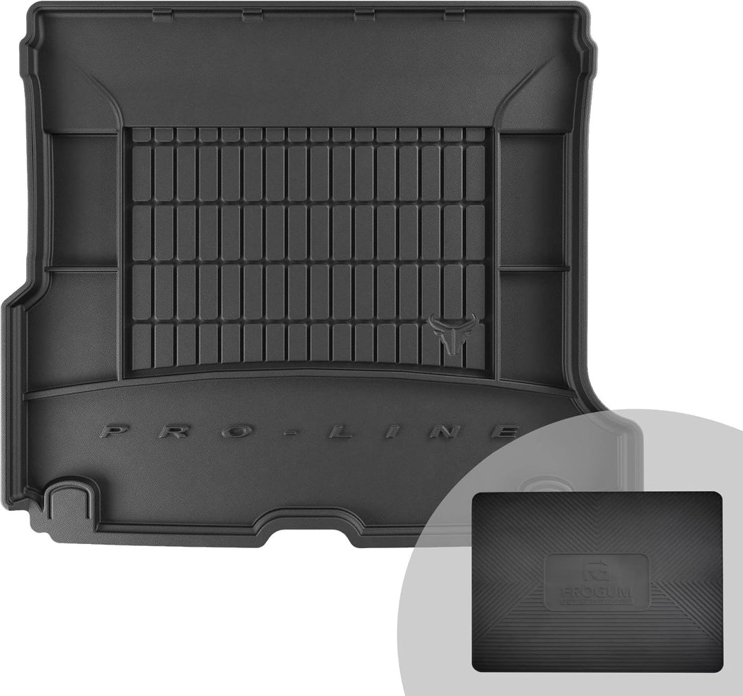 FROGUM ProLine 3D Gummimatte Exklusive Auto Kofferraummatte Kofferraumwanne für Volvo V60 II ab 2018