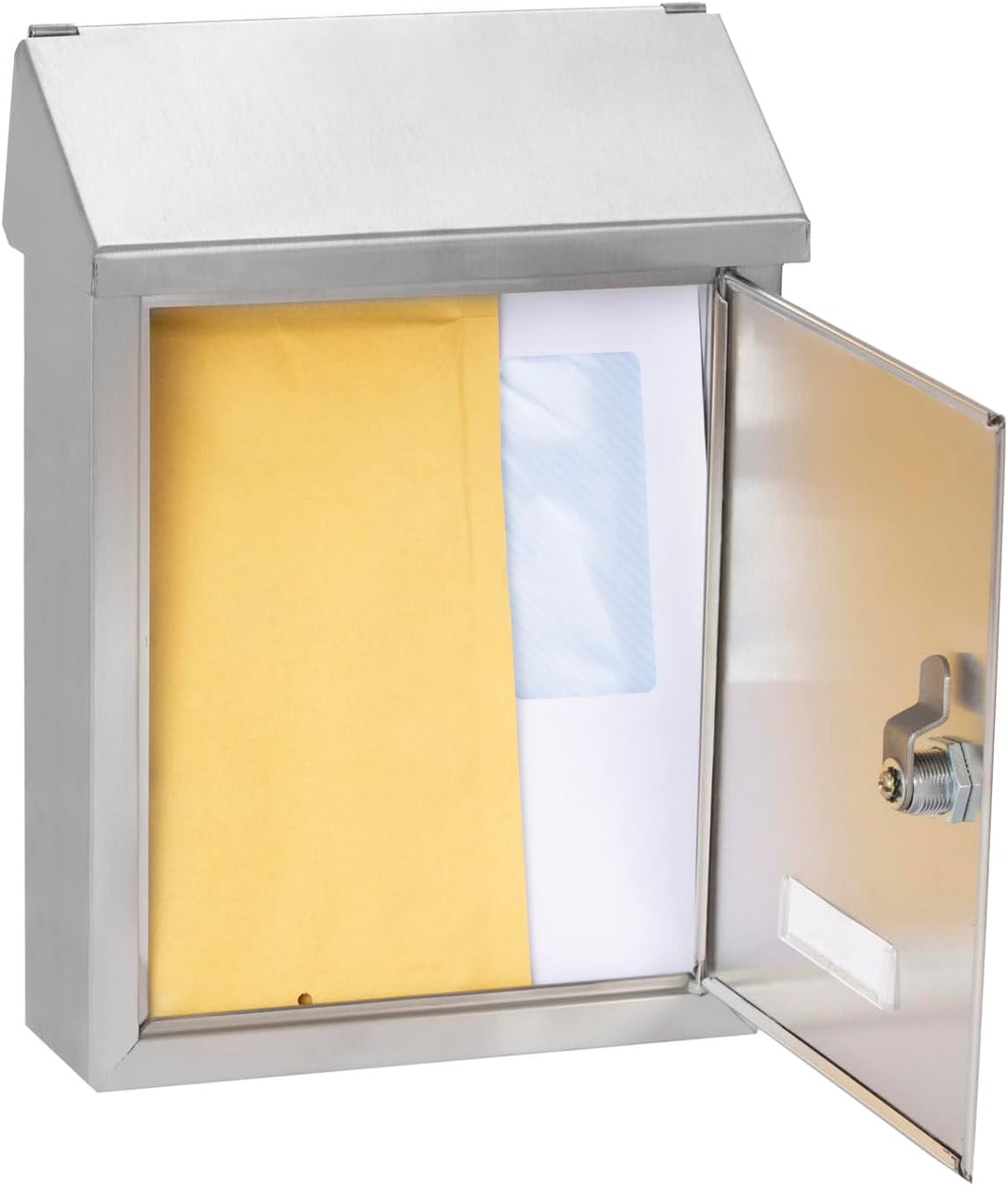ARREGUI Smart E5727 Briefkasten oder Durchwurfbriefkasten aus Edelstahl, Grösse S (DIN A5 Post), Wan