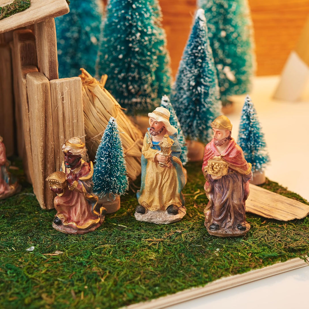 VBS 10 Krippenfiguren-Set Weihnachten Krippe Figuren