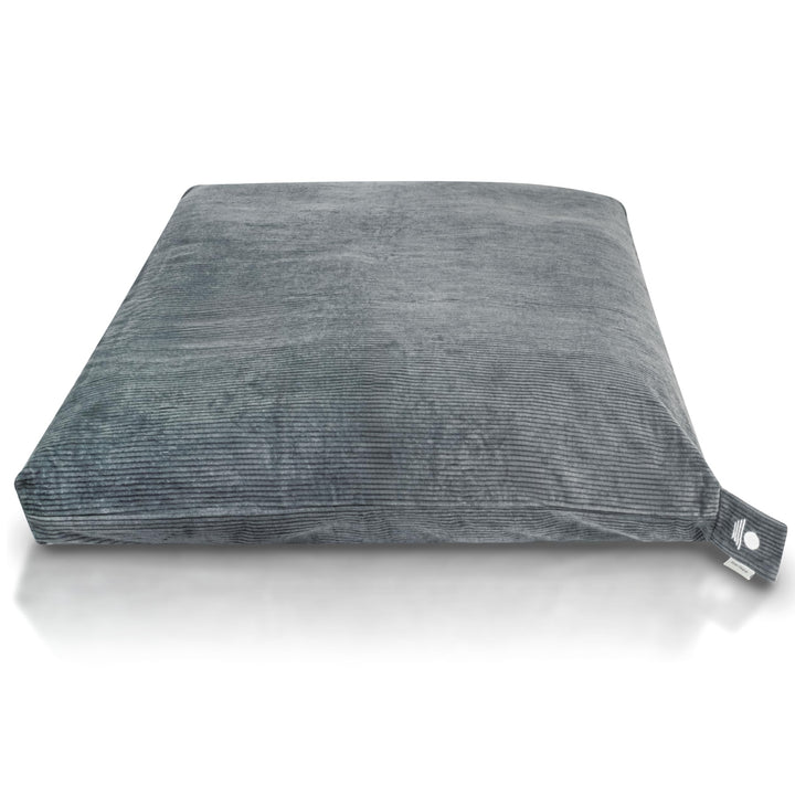 Inner Peace Meditationsmatte Zabuton Cord XL 85 x 85 cm Anthrazit, Anthrazit