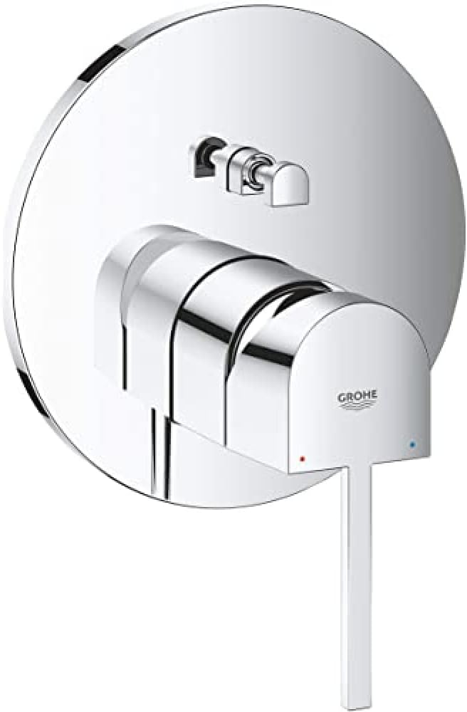 GROHE Plus | Badarmatur- Einhand-Wannenbatterie | mit Handbrause| chrom | 33547003 Chrom Einhand- Wa