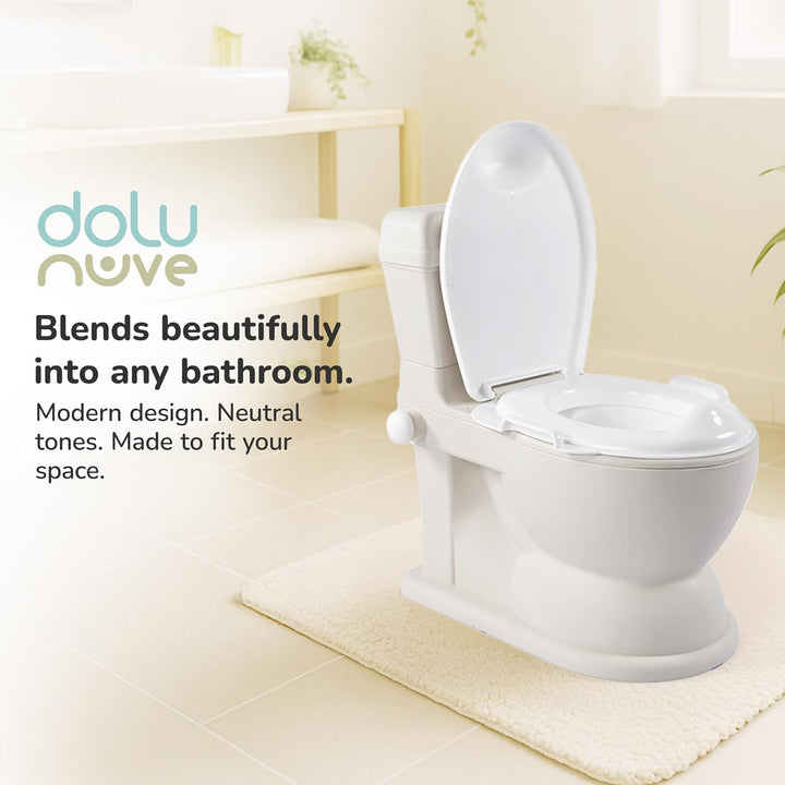 Dolu XL Pädagogisches Töpfchen – bequem & einfach zu bedienen – Relax Beige – perfekt für das Töpfch