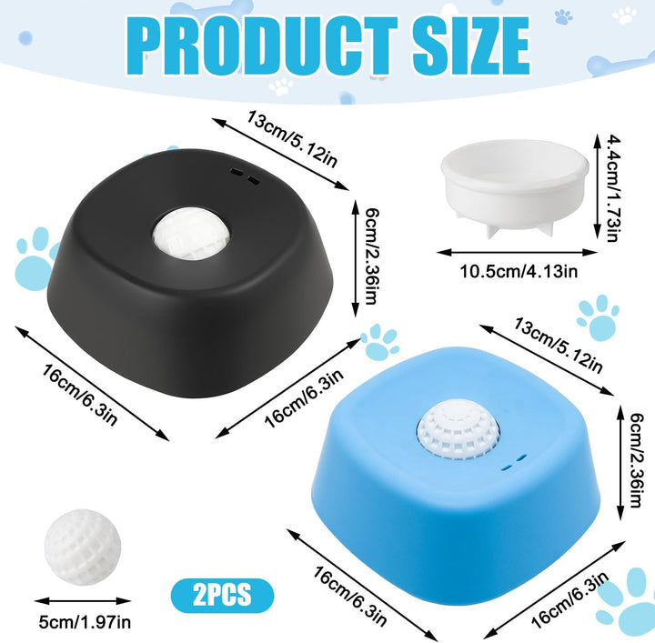 Schleckball Hund, 2PCS Lick Bowl Für Hunde, Hundelickspielzeug, PP Nassfutter Lick Pad mit Saugnapfb