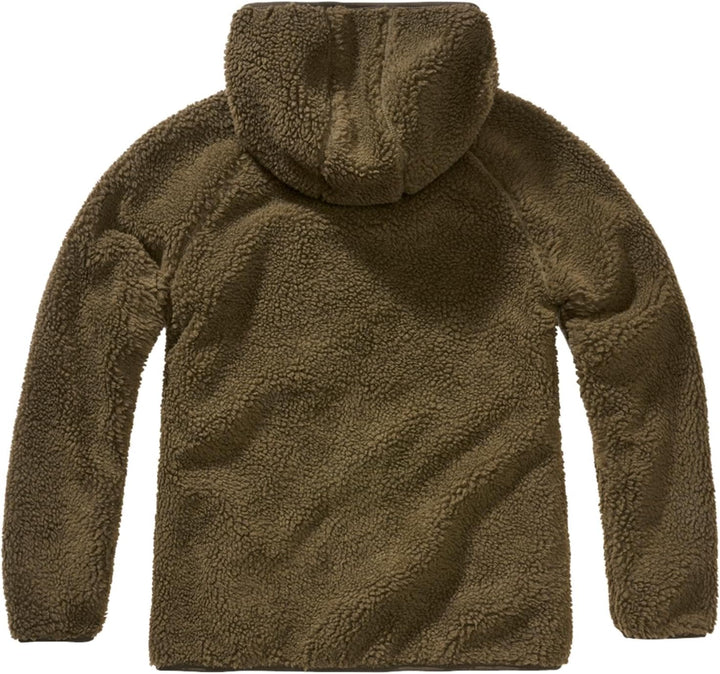 Brandit Women Teddyfleece Jacket Hooded, many colours, Grössen XS bis 5XL, Oliv