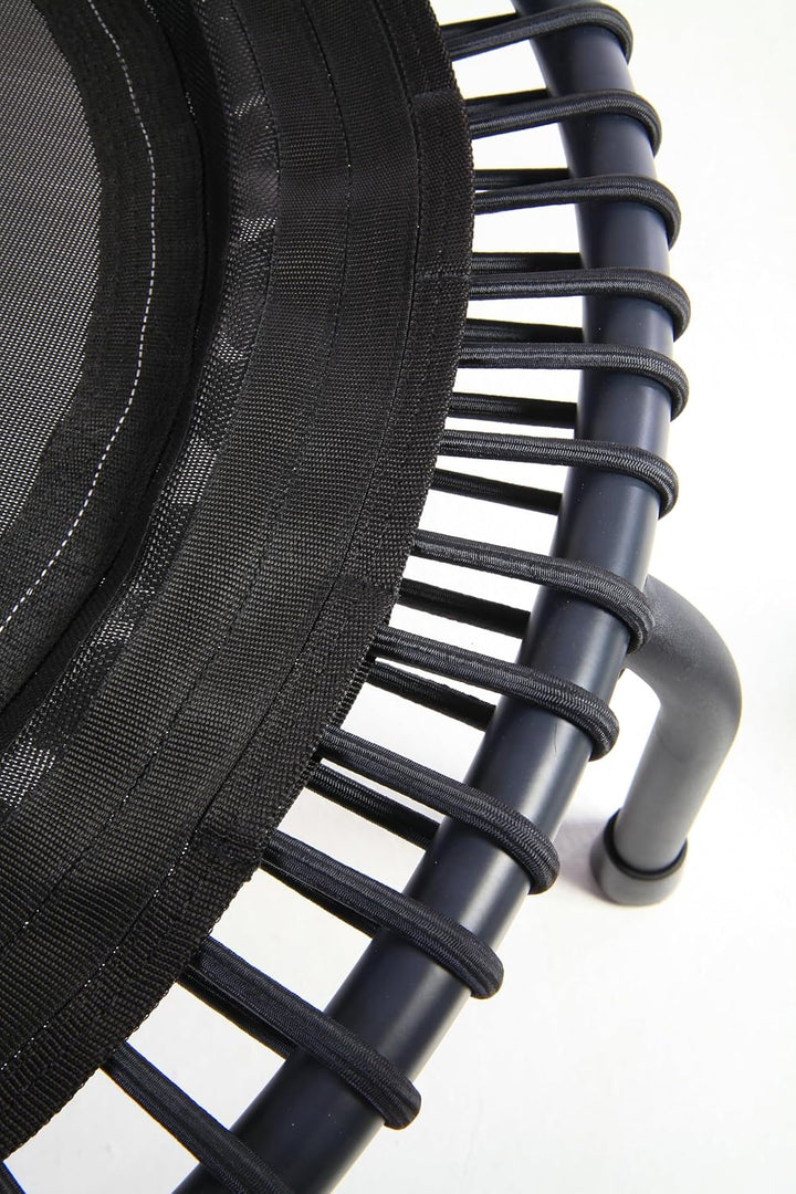 JumpSport Fitnesstrampolin, M350 PRO Premium Minitrampolin mit Einzelgummiseilen, Indoor Trampolin,