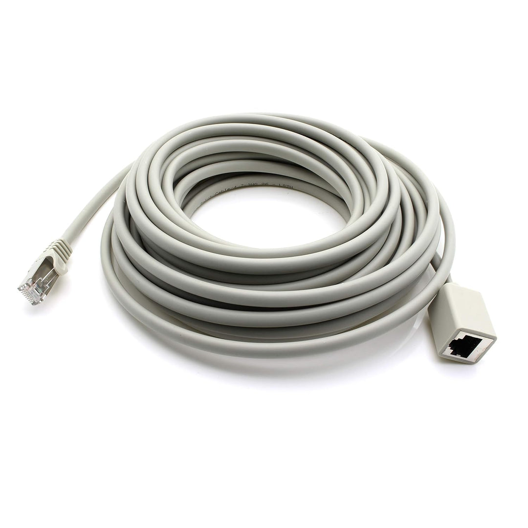 1aTTack.de 677644 CAT7 Cat.7 Verlängerung Adapter - 10m - Ethernetkabel Lankabel Netzwerkkabel 10 Gb