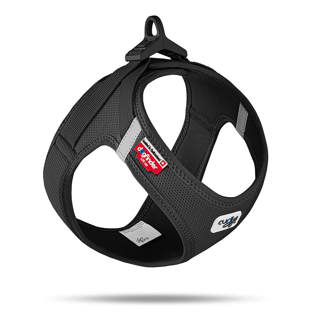 Vest Harness curli Clasp Air-Mesh Black M Schwarz M Einfarbig, Schwarz M Einfarbig
