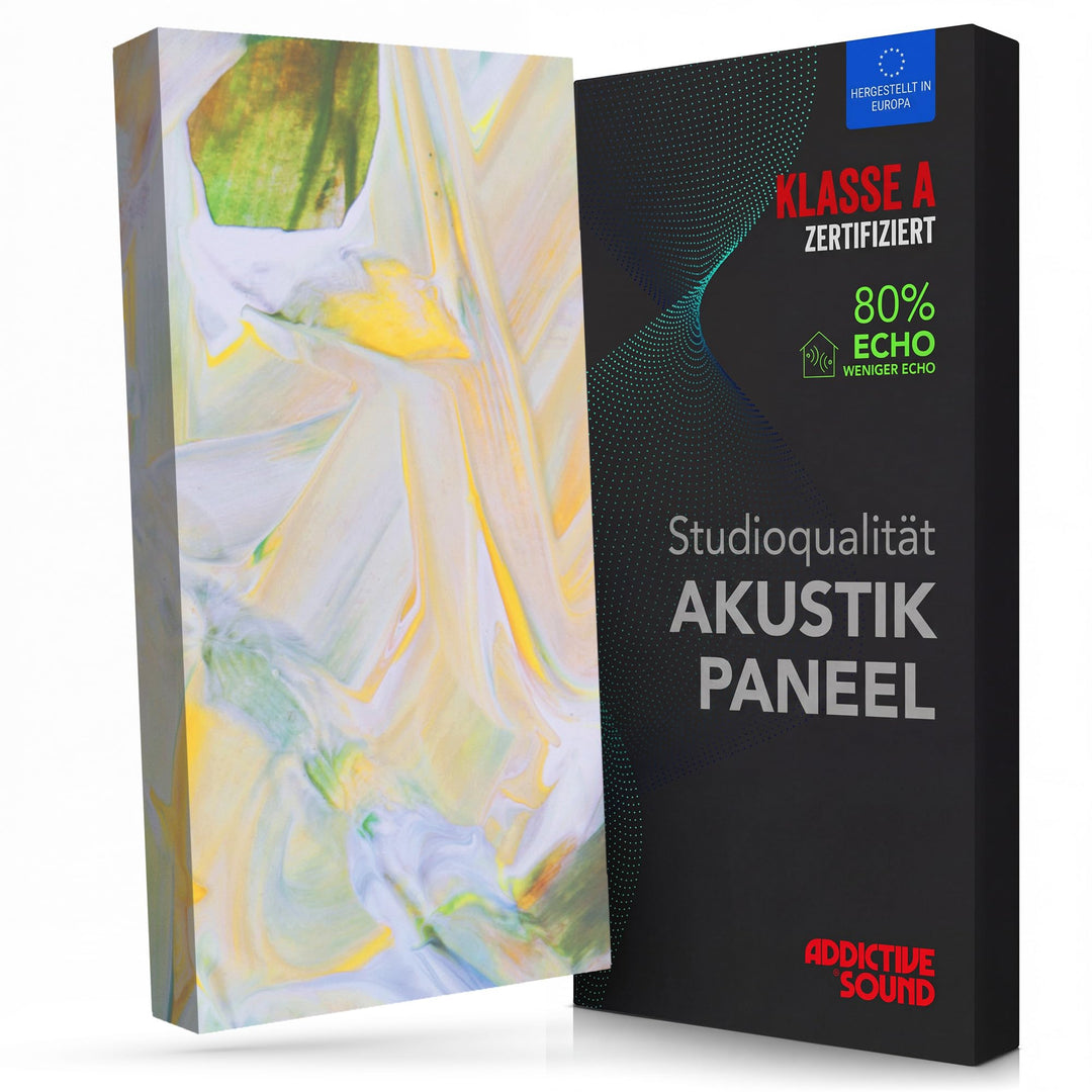 Addictive Sound Schalldämmung Wand 100x50x11cm mit Grafiken - Akustikpaneele Wand - Schallabsorber B