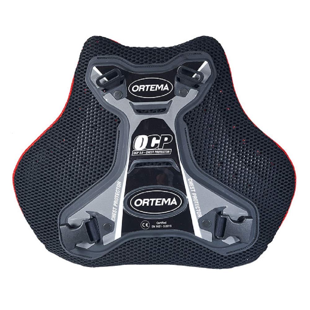 ORTEMA OCP 3.0 - (Gr.S schwarz) Chest Protector - Brustprotektor mit Gurtsystem - Schutzklasse EN 16