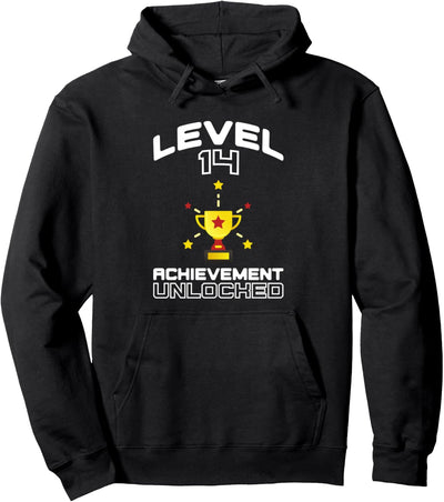 14. Geburtstag 14 Jahre alt Jungen Mädchen Pullover Hoodie