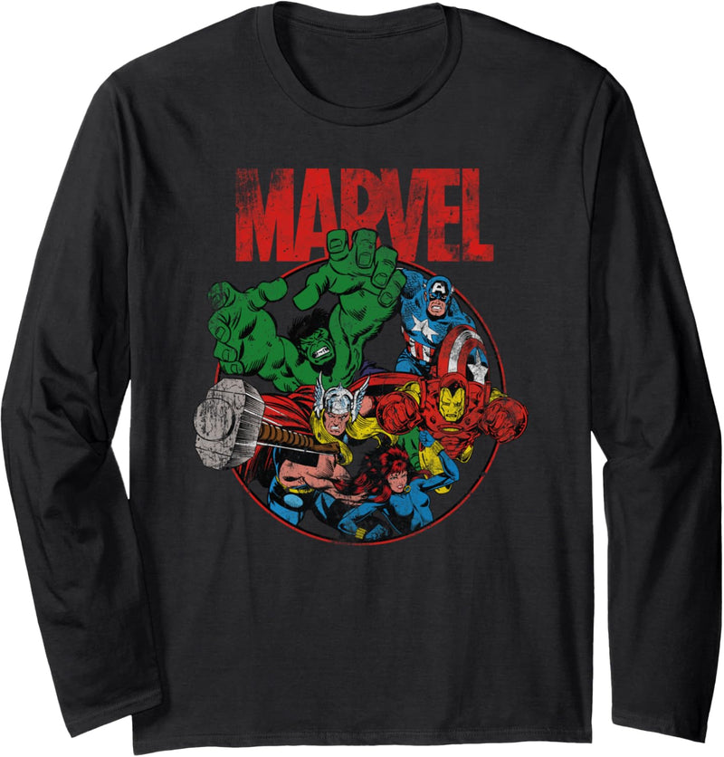 Marvel Sphere Red Langarmshirt