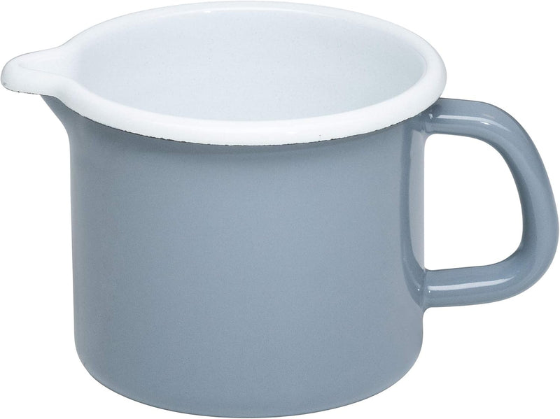 Riess, 0038-065, Schnabeltopf 9, CLASSIC - PURE GREY, Durchmesser 9 cm, Höhe 8.5 cm, Inhalt 0.5 Lite