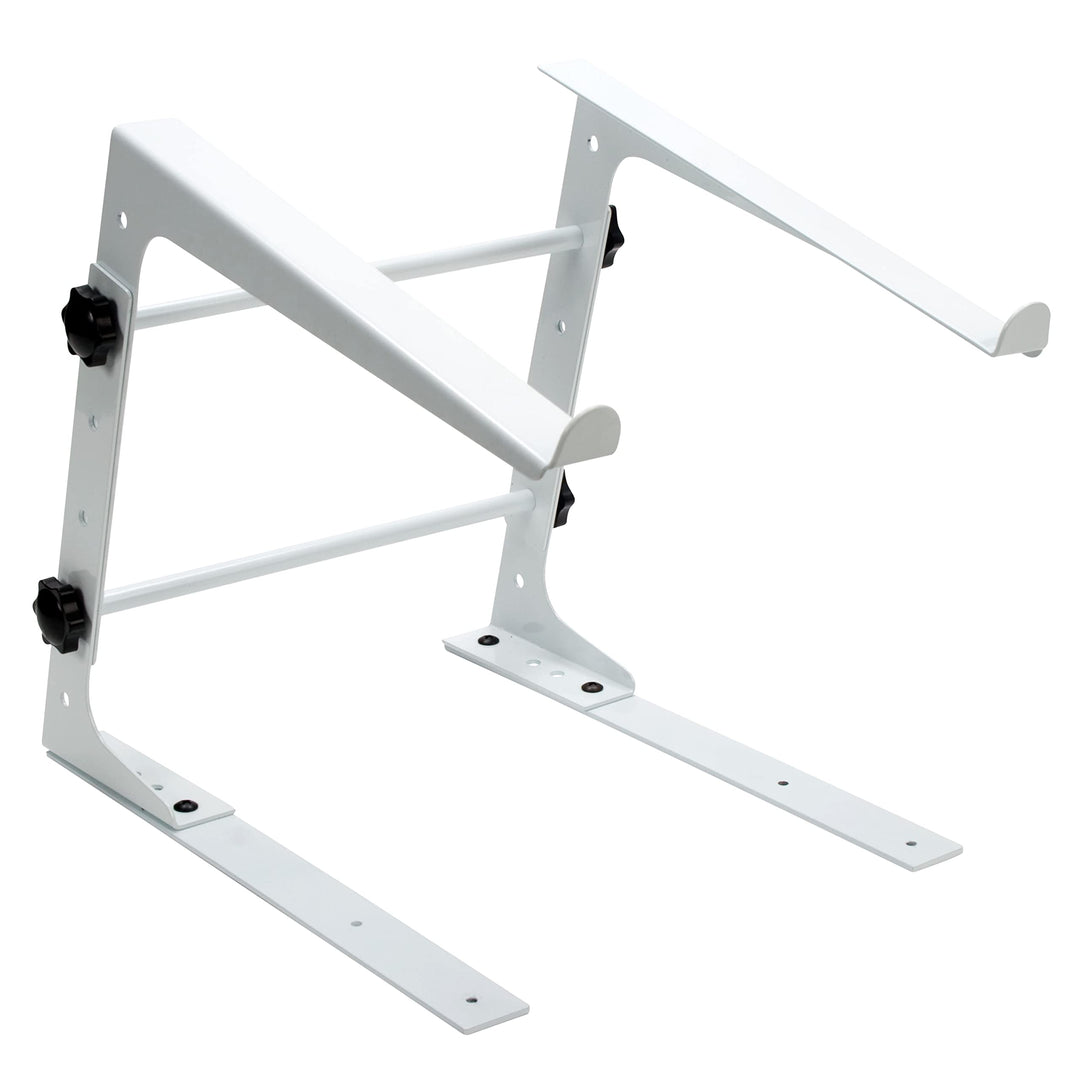 Fame Audio LS-1 SNOW Laptop Stand, Stabiler Verstellbarer, Ideal für DJs, Musiker, Techniker, Inklus