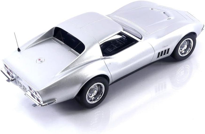Norev Chevrolet Corvette C3 1969 Silber Modellauto 1:18