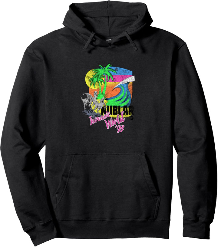 Jurassic World Velociraptor Dayglow Beach Pullover Hoodie
