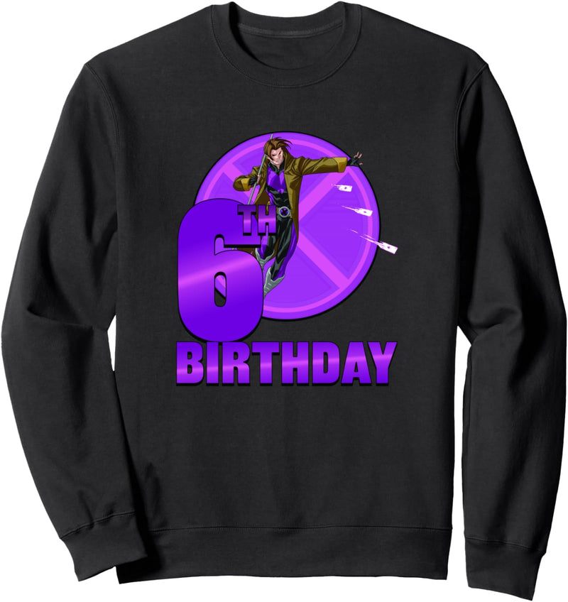 Marvel X-Men Gambit 6th Birthday Badge Sweatshirt