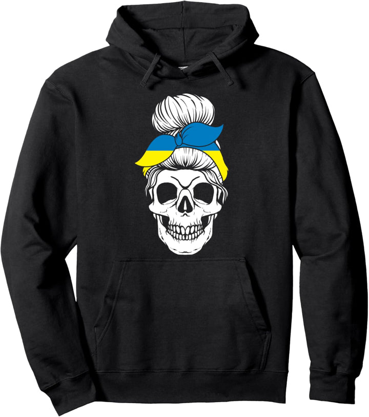 Nationalität Herkunft Land Staat - Totenkopf Ukraine Pullover Hoodie
