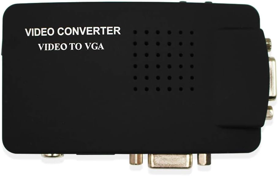 CCTV BNC Kamera Composite S-Video zu VGA Konverter Adapter zu PC VGA LCD Out EU Stecker
