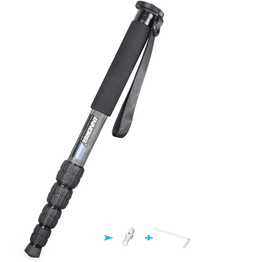 Kohlefaser-Kamera-Einbeinstativ INNOREL RM285C Professionelles, tragbares, leichtes Reise-Einbeinsta