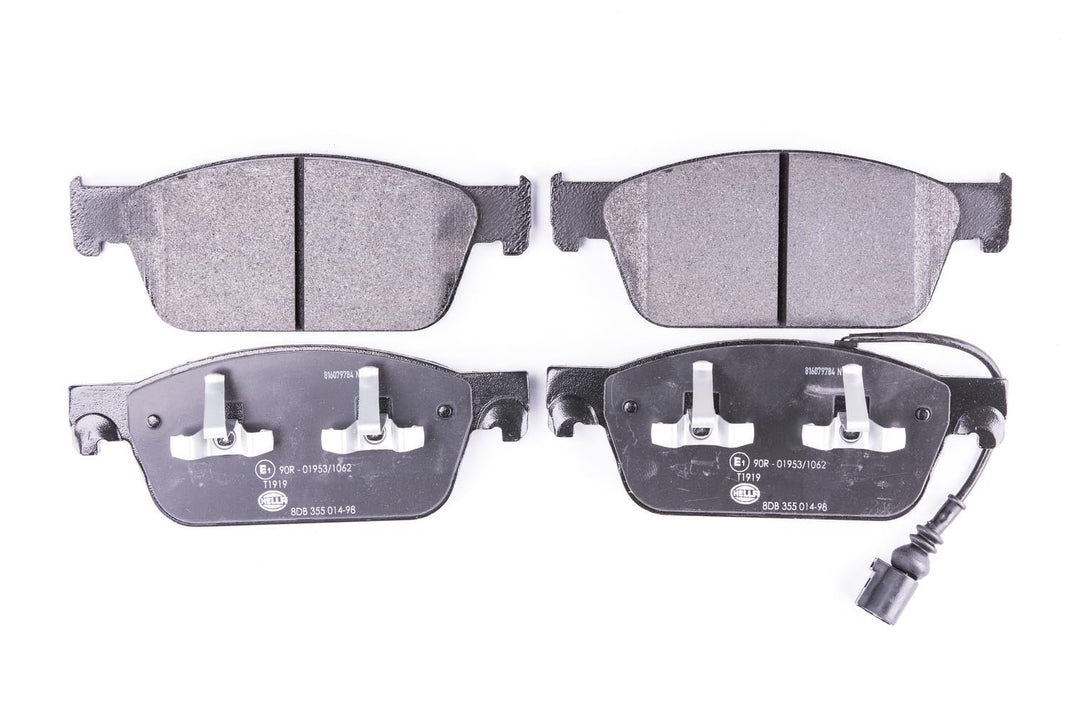HELLA PAGID 8DB 355 014-981 Bremsbelagsatz - T1919 - Dicke/Stärke: 18.1mm - Bremssystem: Teves - mit