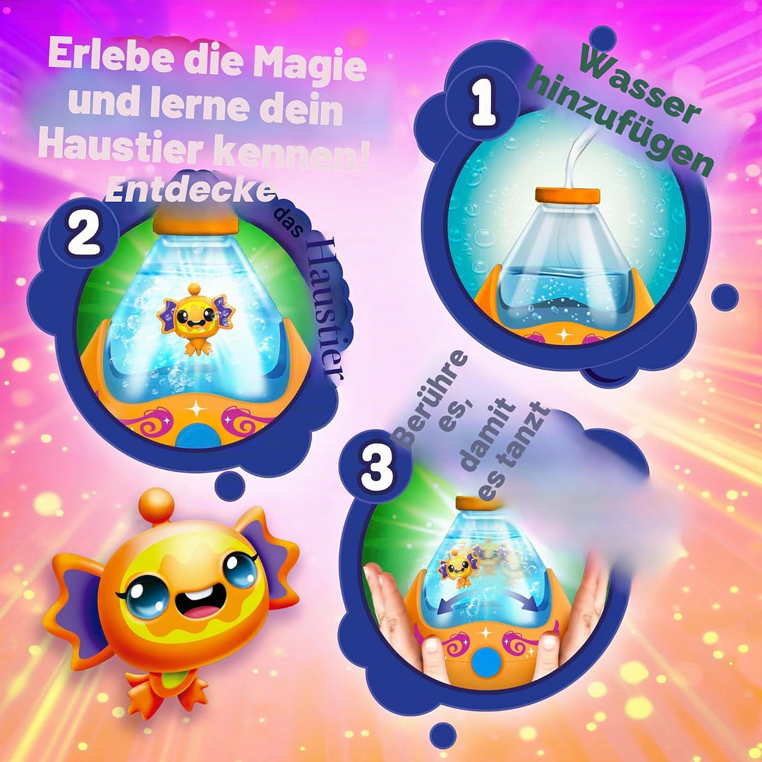 Bizak Fizzy Pets Tako, magische Überraschung, Musik und Tanz, Farbwechsel, über 5 Jahre (62009097-6)