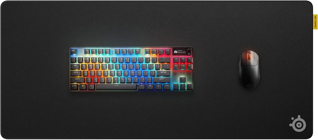 SteelSeries QcK XL Performance Control Gaming-Mauspad – Extra Dichte für EIN reibungsloses Gleiten –