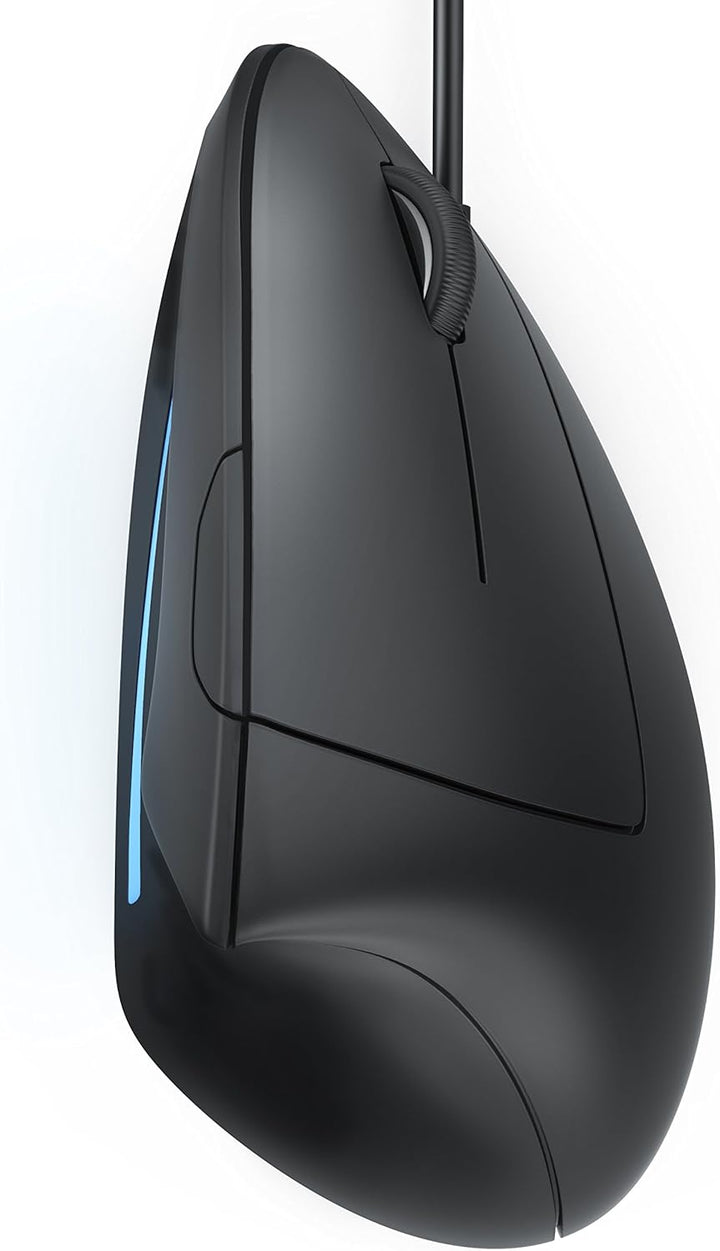 CSL - optische Maus - vertikale Ausführung - ergonomisches Design - Vorbeugung gegen Mausarm Tennisa
