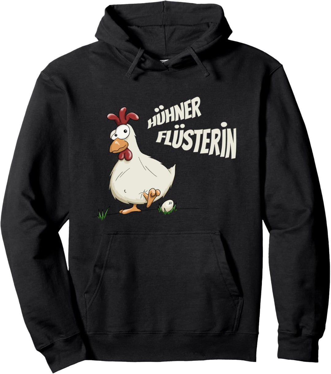 Henne mit Ei Bäuerin Lustiges Huhn Hühner Flüsterin Pullover Hoodie