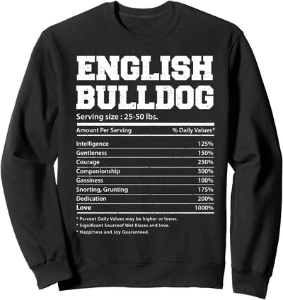 Bulldogge: English Bulldog Facts - Hunde Sweatshirt