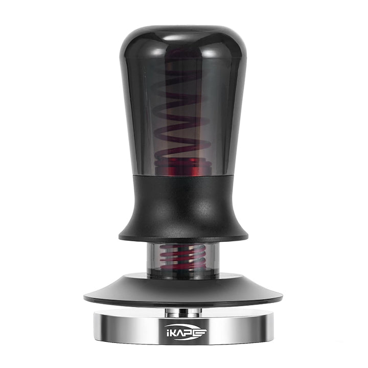 IKAPE 51-mm-Kaffeetamper für Espresso, federkalibrierter Tamper mit halbtransparentem Design, Tamper