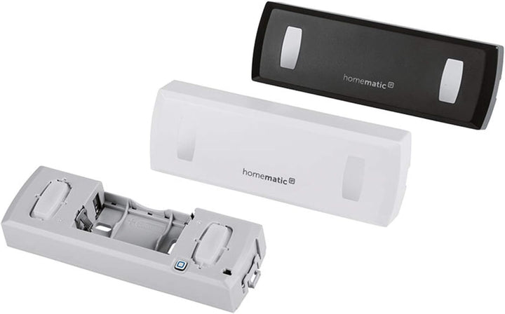 Homematic IP Smart Home Durchgangssensor mit Richtungserkennung, 3 V, weisse + braune Abdeckung im L
