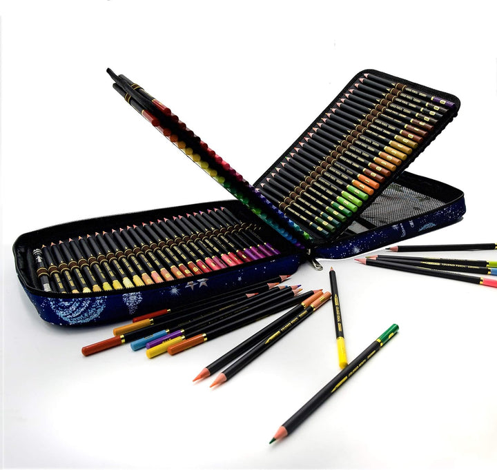 ZZONEART 120 Buntstifte Set mit Premium Zipper federtasche,Professionelles farbstift Zeichnen-Set fü