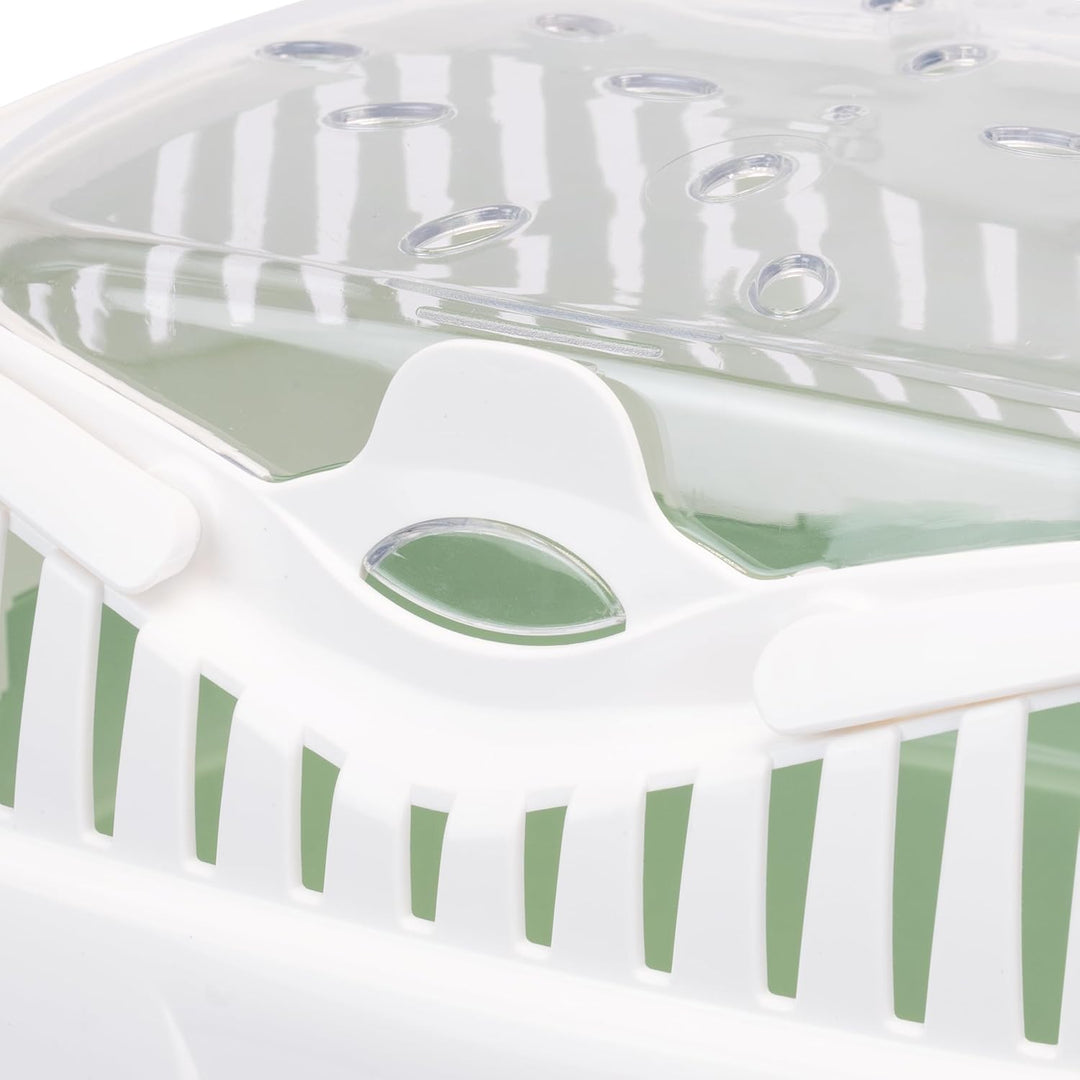 Ferplast Transportbox für Hamster und andere kleine Nagetiere Aladino Large Reisekäfig für Hamster,