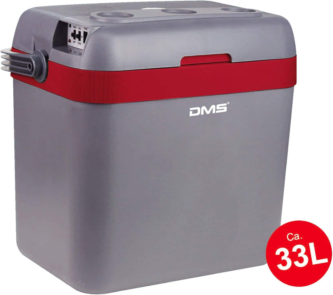 DMS® Kühlbox Kühltasche Gefriertasche 33L Getränkebox Wärmebox 12-24V LKW und PKW Zum Kühlen und War