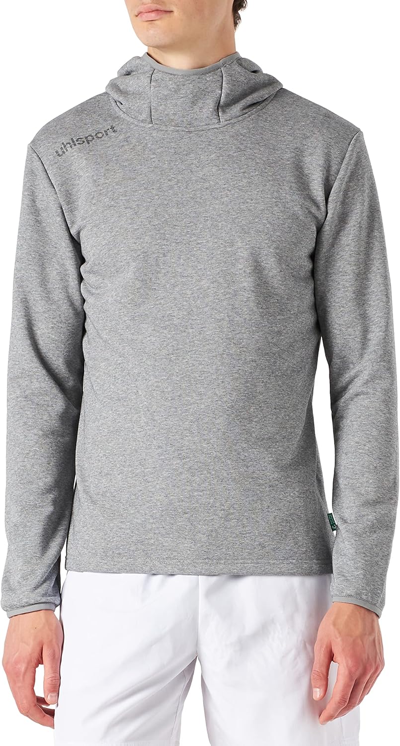 uhlsport Herren Essential Kapuzenpullover S Dark Grau Melange, S Dark Grau Melange
