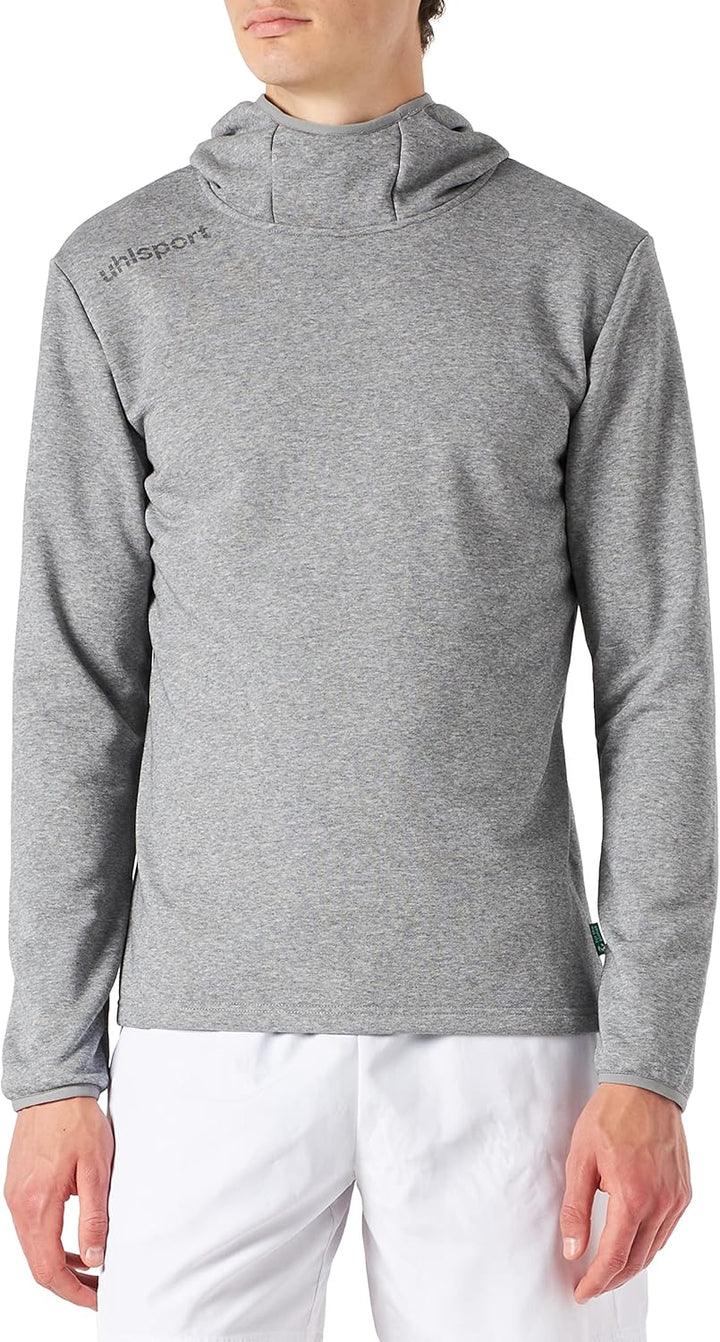 uhlsport Herren Essential Kapuzenpullover S Dark Grau Melange, S Dark Grau Melange