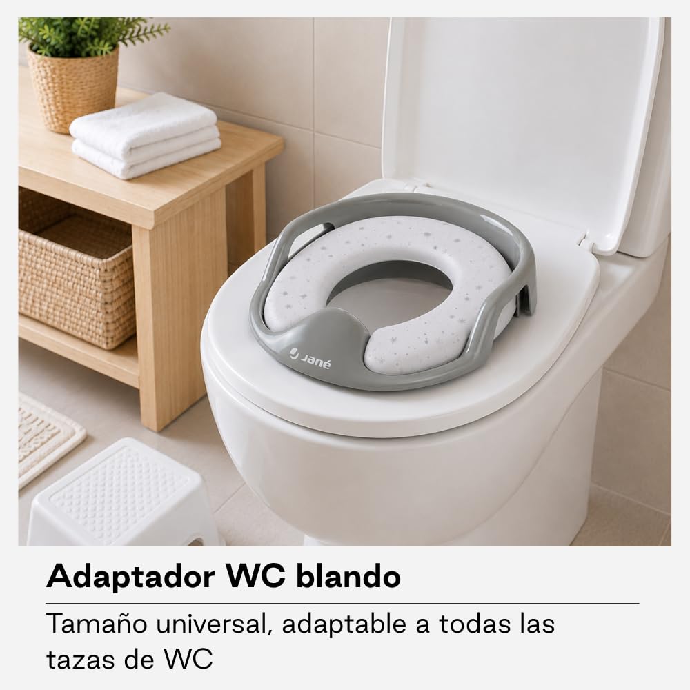 Jané Toilettensitz, weicher Toilettenadapter für Babys, Universal, ab 12 Monaten