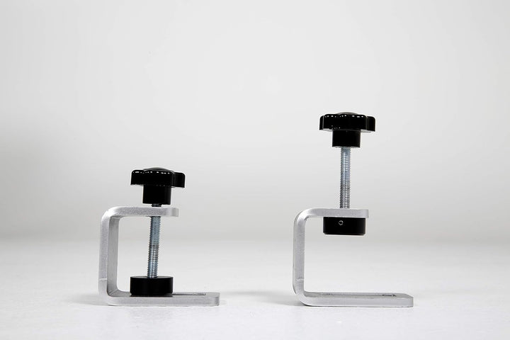 DISPLAY SALES Tischklemme Armklemme (2 St.) für Scheiben und Platten bis 8 mm Stärke Klemme für Tisc